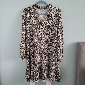 Vanessa Zani Zebra Print Dress in Size Small